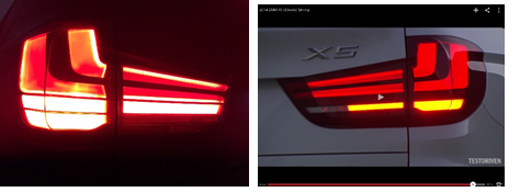 X5 taillights