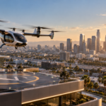 EVTOL Takeoff over Los Angeles